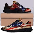 thumbnail image 3 of Proud American flag Welder Shoes Sneakers Black Size 10, 3 of 7