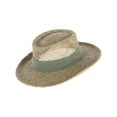 thumbnail image 1 of Kenny K  Twisted Seagrass Gambler Hat with Pleated Band (Men), 1 of 4