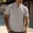 Gray, variant on Men's Big and Tall Henley T-Shirts, Short Sleeve Pocket Waffle Knit Loose Fit Shirt Summer Oversized Button Tee Big and Tall Size S-3XL White