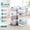 6 Pack, variant on 6-Pack 55 Quart Clear Storage Bins with Latching Lids, High-Capacity Clip Boxes for Home, Office & Classroom Organization