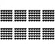 thumbnail image 1 of Acoplador de 200 Piezas Rj45 Gatos Trapezoidales Cat6 Acoplador En Línea Hembra Una Hembra Acoplador de Inserción, 1 of 5