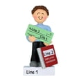 thumbnail image 4 of Personalized First Job Ornament - New Job Ornament, My First Job, Employee Ornaments, Occupation Ornaments, New Job Christmas Ornament, 1st Job Ornament - Brunette Male - Free Customization, 4 of 9
