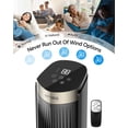 thumbnail image 4 of NFTIGB 40 inch Tower Fan for Home, 70° Oscillating Standing Floor Fan with Remote, 5 Speeds 3 Modes with Remote Bladeless Fan, New, 4 of 10