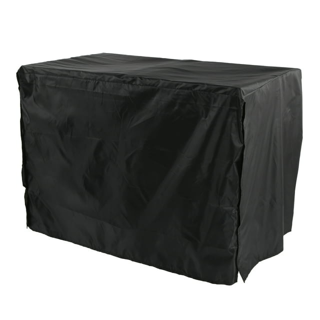 Housse pour Chenil pour Animaux de Compagnie, Housse de Protection pour Cage pour Chien Étanche à la Poussière avec Sac de Rangement pour Protection Extérieure Intérieure, Noir