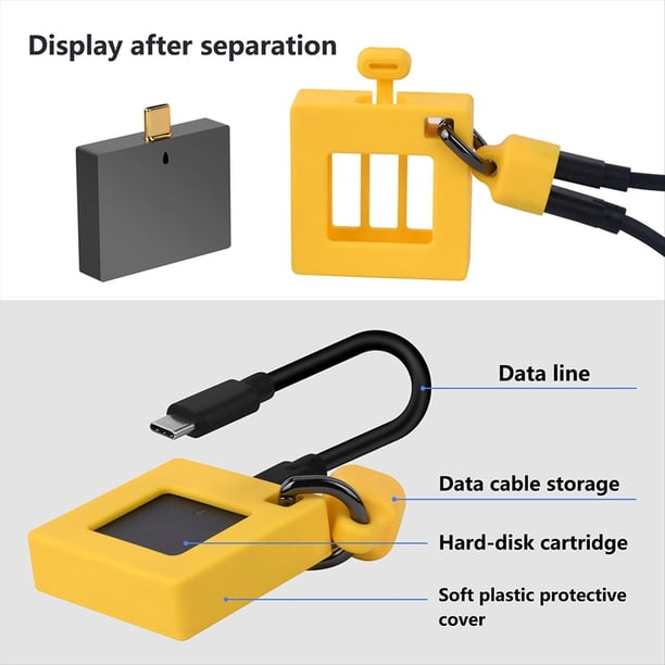 2230 Nvme Case USB 3.2 Gen 2 10Gbps A NVMe PCI-e M.2 SSD Enclosure Adaptador Externo Sin Herramientas para 2230 SSD 2TB