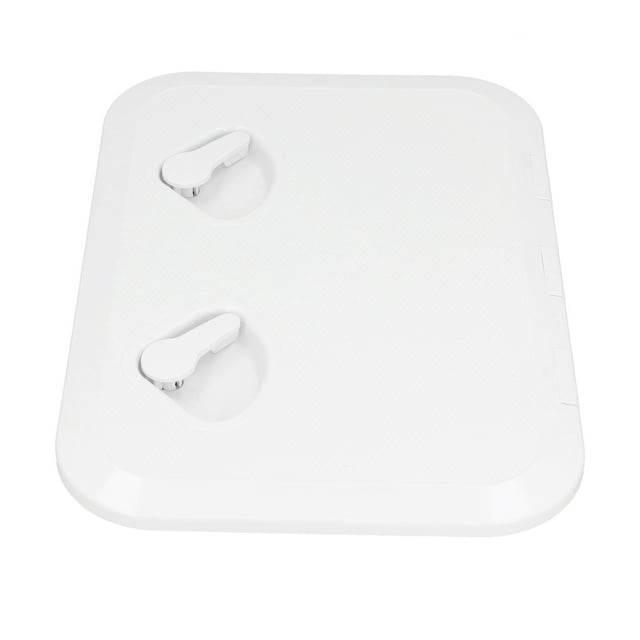 Deck Inspection Cover, UV-Resistant With 2 Recessed Handles Deck Hatch Replacement Deck Inspection Hatch With Lock For Boat For Marine Black,White