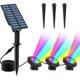 thumbnail image 1 of Luz solar con sensor de movimiento para exteriores, paquete de 3 de 138 LED:, 1 of 5