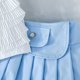 thumbnail image 5 of Odeerbi Niñas 2 Piezas Preppy Traje Flor Decoración Camisa Sin Mangas y Falda Plisada Conjunto Uniforme Escolar, 5 of 8