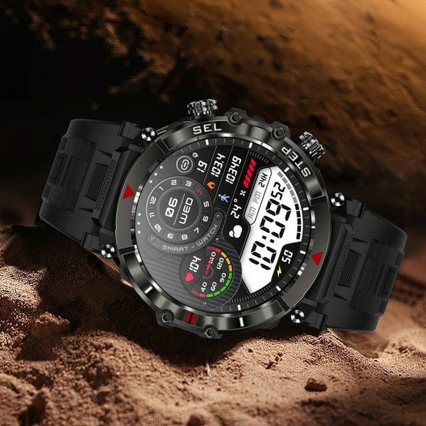 Reloj inteligente CF11 de 1,39 pulgadas, reloj de pulsera de carga magnética de 360 mAh para conducción física JShteea Nuevo