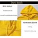 thumbnail image 2 of Conjunto de chándal para hombre, sudadera con capucha, ropa deportiva, sudaderas de manga larga, pantalones con capucha, ropa deportiva, traje deportivo informal para correr, dos piezas, 2 of 3