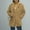 Khaki, variant on TIMIFIS Womens Fall Fashion Women's Fashion Long Sleeve Loose Solid Color Button Pocket Faux Shearling Shaggy Oversized Coat Jacket For Warm Winter Winter Coats For Women