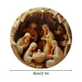 thumbnail image 2 of Luckky Nativity Scene Ornaments, Christmas Hanging Decor for Trees, Christmas Hanging Ornament, Keepsake The Birth of Jesus Decor, Religious Gift for Family Friends and Christian (1 Pcs), 2 of 7