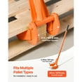 thumbnail image 4 of KFFKFF Pallet Buster Tool, 40 Inch Carbon Steel Handle Wrecking Pry Bar, 2000 lbs Weight Capacity, 4 of 9
