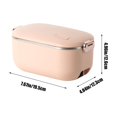 thumbnail image 3 of Cordless Electric Lunch Box for Adults,Rechargeable Self-Heating Food Warmer with 1L SS Container,Battery-Powered Heated Lunch Box,Perfect for Travel/Office/Car/Construction Site,5-Speed Smart Timer, 3 of 6