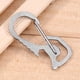 thumbnail image 5 of Catabinador Acero Inoxidable Destornilladores Senderismo (plata) Equipador, 5 of 9