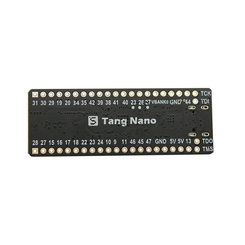 2Pcs Tang Nano Minimalist FPGA Development Board Straight Insert Breadboard Tang Nano 1K Development Board