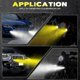 thumbnail image 4 of Motorcycle Led Headlight Projector Lens Dual Color Atv Scooter Driving For Cafe Light Auxiliary Lam, 4 of 5