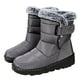 thumbnail image 5 of Botas para clima frío para mujer con botas de plataforma con gancho y bucle para viajes al aire libre, 5 of 9