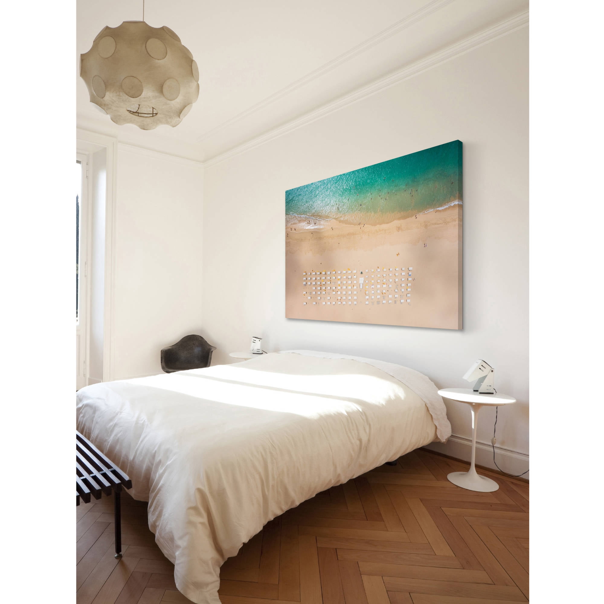 "Beach Goers" Painting Print on Wrapped Canvas