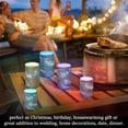 thumbnail image 7 of Electronic Candles Light Combination 3x5In, 3x4In Flameless Candles Plastic Festive Decoration Party Christmas Decoration Blue Beautiful Flowers, 7 of 7