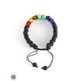thumbnail image 3 of Luxtrada 7 Chakra Healing Bracelet Handmade Volcanic Lava Stone Mala Meditation Beads (Black), 3 of 7