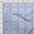 thumbnail image 3 of oneOone Velvet Light Blue Fabric Tribal Sewing Craft Projects Fabric Prints By Yard 58 Inch Wide, 3 of 5