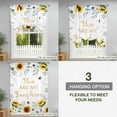 thumbnail image 3 of Tie Up Curtains for Windows Sunflower Sunshine Valance Adjustable Balloon Curtain Bee Floral Eucalyptus Leaves Tie Up Shades for Kitchen Living Room Bedroom Privacy Curtain Drape 34x45 Inch, 3 of 9