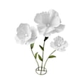 thumbnail image 2 of Flores gigantes de boda para decoración con base de pie Elegante arreglo floral para boda Blanco, 2 of 9