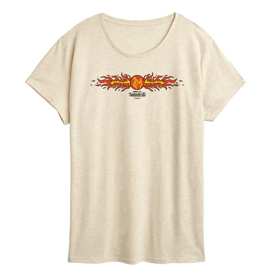 Fantastic Four - Horizontal Torch - Women's Short Sleeve Graphic T-Shirt