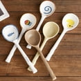 thumbnail image 4 of 2 Pack Porcelain Soup Spoons Long Handle Japanese Round Soup Spoon Hand-Painted Asian Soup Spoon for Ramen Pho Miso Rice, 4 of 9
