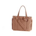 thumbnail image 3 of Bolso tote, bolso de fin de semana de moda y bolso cruzado resistente al desgaste con lazo para vacaciones Caramelo, 3 of 9
