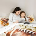 thumbnail image 4 of Homewish 7 Pieces Rugby Sports Comforter Set, Queen - Rose Flower (Maple Leaf), 4 of 7