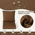 thumbnail image 4 of Demi Bonn Outdoor Seating Cushions, Deep Seat Chair Cushion Pads Set with Rope Belts for Indoor and Outdoor, Brown, 4 of 9