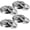 Black, variant on FINDMAG 6 Pack Magnetic Hooks with Swivel Carabiner, 50LBS Neodymium Magnet Hooks Heavy Duty, Strong Magnetic Hooks for Hanging Magnet with Hook for Kitchen, School, Warehouse, Home