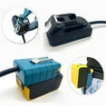 thumbnail image 2 of Generic Brand Portable Electric Tool Battery Extension Cord Holder, ABS Plastic Power Tool Accessory for Impact Wrench, Driver, Reduces Arm & Shoulder Burden, 10-Foot Cord, 2 of 8