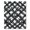 Black, Pattern 2, variant on ODIKA 4' x 6' Machine Washable Non-Slip Area Rug, macrame geometric High Traffic Rug, Black, 933495