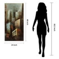 thumbnail image 4 of Empire Art Direct 'Gray Arquitecture 2' Painting Print on Metal, 4 of 7