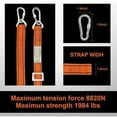 thumbnail image 5 of TuseyRxln Hunting Safety Belt, Adjustable Safety Lanyard Tree Climbing Harness Restraint Lanyards, 5 of 5
