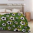 thumbnail image 5 of Yibo Hockeys Blanket Flannel Ultra-Soft Plush Lightweight for Kid Boy Girls Couch Sofa Decorative, 5 of 7