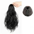 thumbnail image 6 of Curly Ponytail Extension Human Hair Hairpiece Drawstring On PonyTail Clip Y6X8, 6 of 8