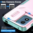 thumbnail image 7 of for Motorola Moto G Play 4G 2024, Luxury Sliding Camera Cover Soft TPU + Hard PC Shockproof Drop Protective Hybrid Stylish Ultra Slim Frosted Anti-slip Grip Case for Moto G Play 4G 2024, Rosegold, 7 of 7