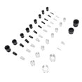 thumbnail image 4 of 44PCS Comprobador de Roscas de Tuercas y Pernos Calibre Identificador de Tuercas de Pernos de Alta Precisión de Aluminio con Caja de Almacenamiento para Tuercas Imperiales y Métricas, 4 of 10
