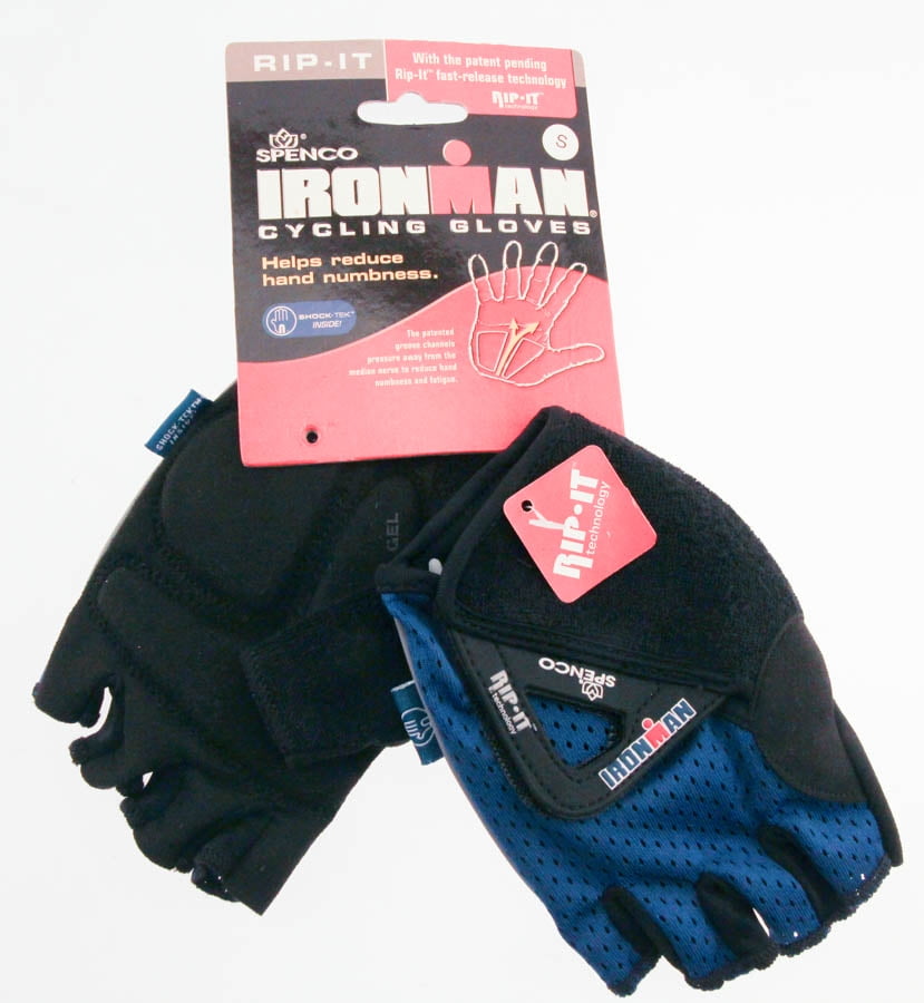 Spenco IronMan Rip-It T.2 Elite Purple//Black Fingerless Cycling Gloves Sizes NEW