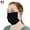 Black, variant on Personal Protective Facemask, Black
