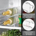 thumbnail image 3 of Stackable Plastic Bottle Holder, Water Bottle Rack to Place on, Transparent Bottle Rack, 3 of 4