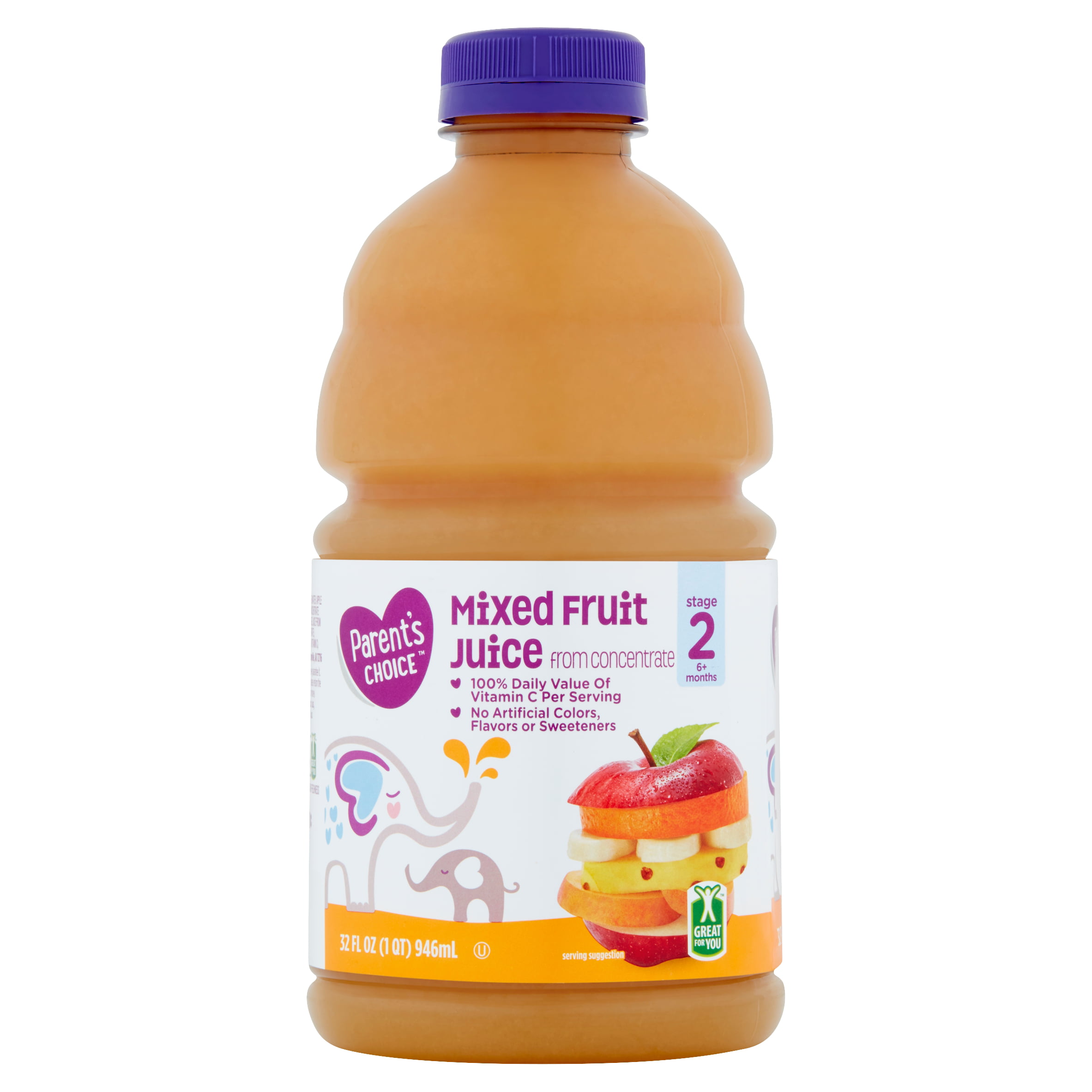 Choice 100% Mixed Fruit Juice, Stage 2 