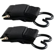 Tie Down Straps | 2 Pieces Trailers Ratcheting Belt - 4 Ft Ratcheting Tie Down Straps with S Hook for Motorcycle Towing Camping Boat Truck Roof Rack Kayak Moving