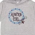 thumbnail image 3 of Inktastic Alaska Girl Forget-me-not Flower Toddler Hoodie, 3 of 4