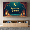 thumbnail image 6 of Elegant Ramadan Mubarak Lanterns Moon Gold Royal Blue Backdrop Banner Eid Celebrations Event Decor Muslim Festival Decorations Party Supplies, 6 of 7