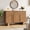Dark Oak, variant on 47 Inch Wide Modern Sideboard Buffet - 3 Drawers 3 Doors Storage Cabinet with Reinforced Legs for Kitchen Living Room, Whitewashed Oak